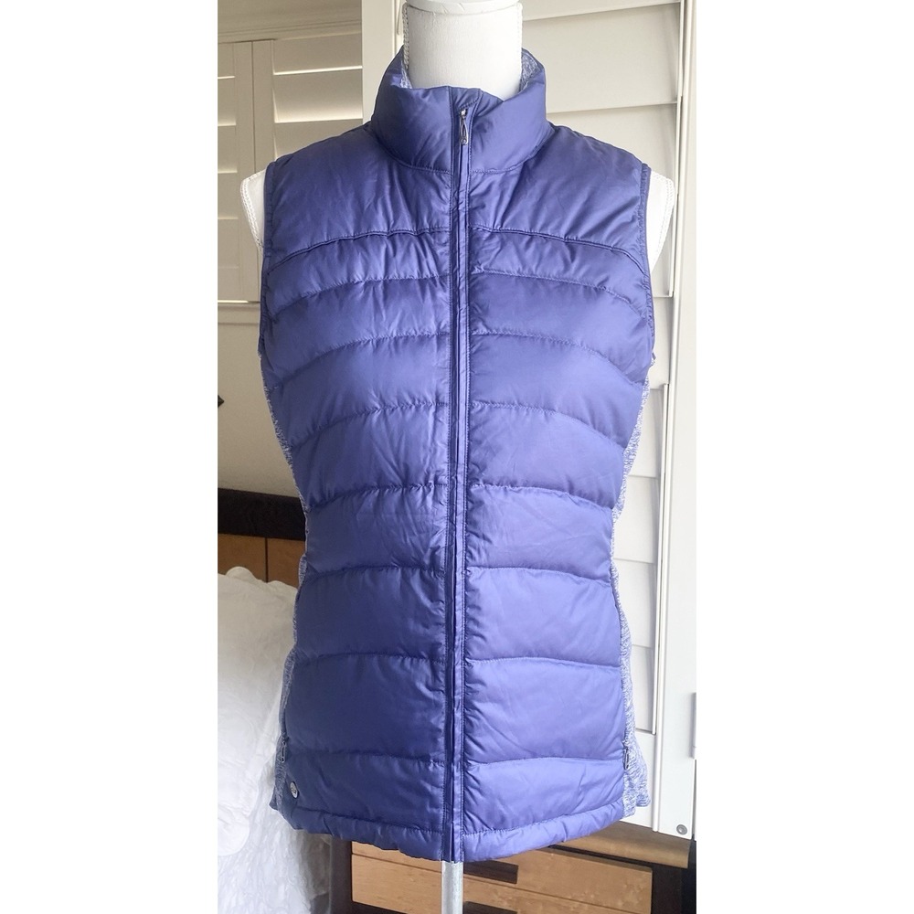 Outdoor Research Plaza Vest Women‎ Medium Purple Down Puffer Excellent Layering